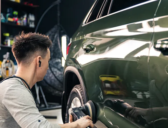 Comprehensive interior and exterior vehicle detailing service in Santa Clara California using pH-balanced products.
